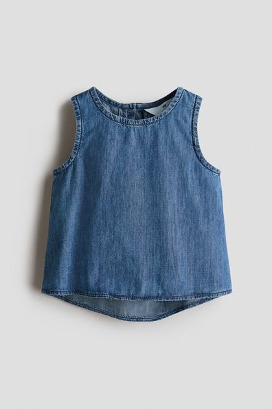 Cotton denim top