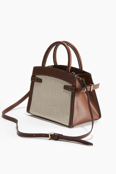 Canvas crossbody bag