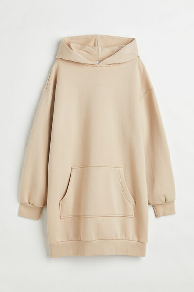 Hooded sweatshirt dress