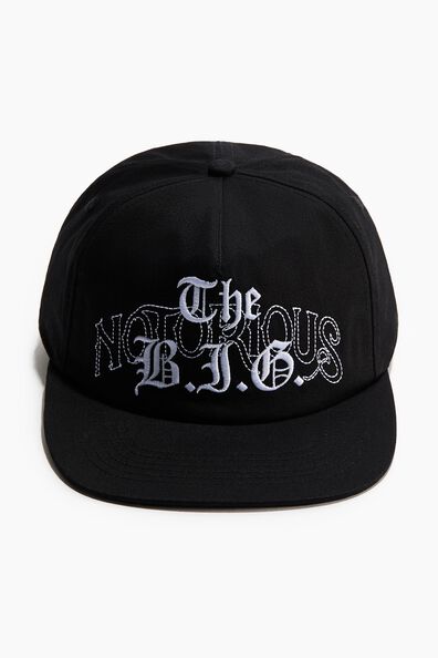 Embroidered-motif cap