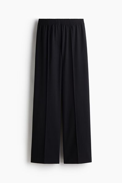 Crease-leg trousers