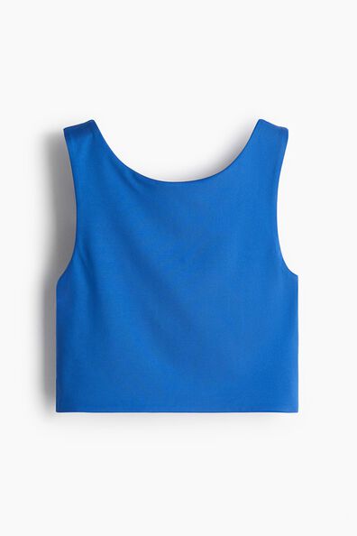 Cropped vest top