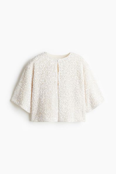 Sequined cardigan