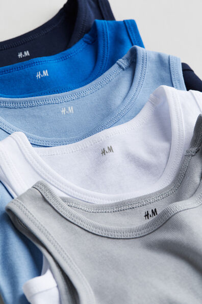 5-pack cotton vest tops