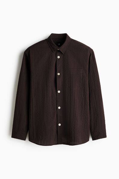 Regular Fit Seersucker shirt