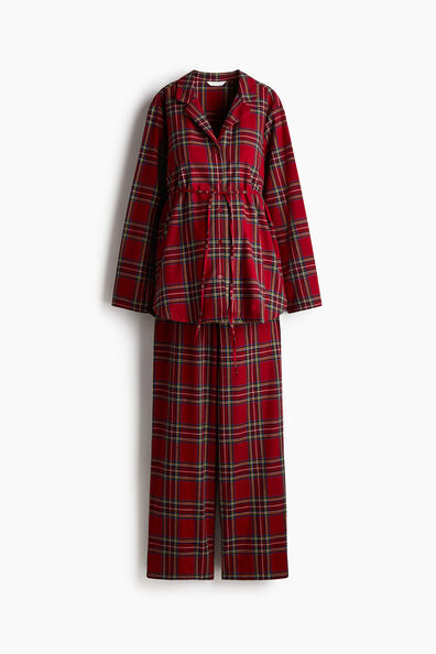 MAMA Cotton flannel pyjamas