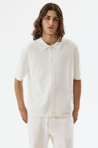 Regular Fit Jacquard-knit shirt
