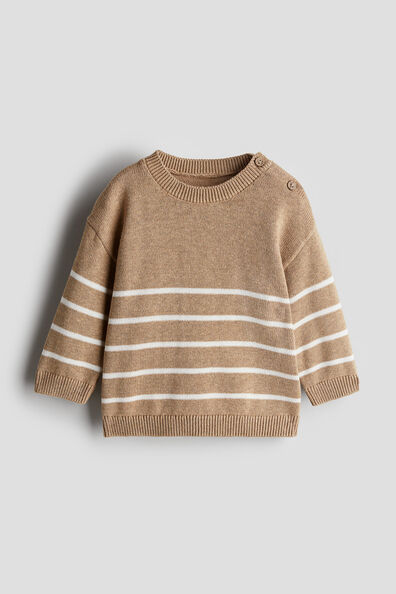 Cotton-knit jumper