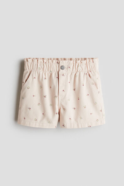 Cotton twill shorts