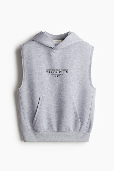 Loose Fit Sleeveless sports hoodie with DryMove™