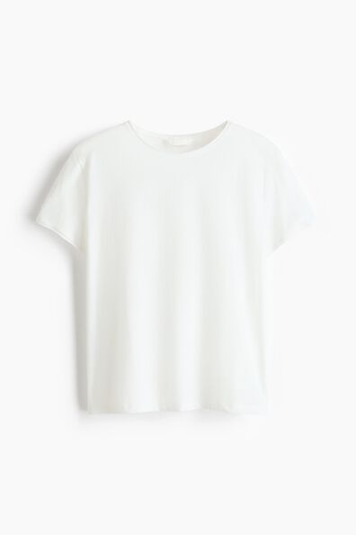 Roll-edge T-shirt
