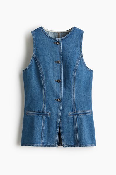 Denim waistcoat
