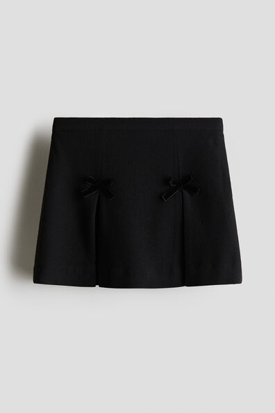 Bow-detail skirt