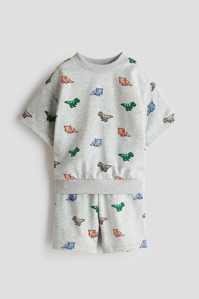 2-piece printed sweatshirt set