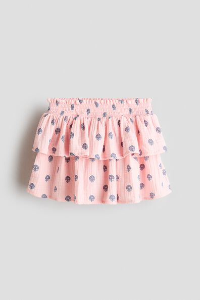 Tiered muslin skirt