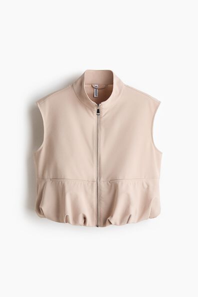 Bubble-hem gilet