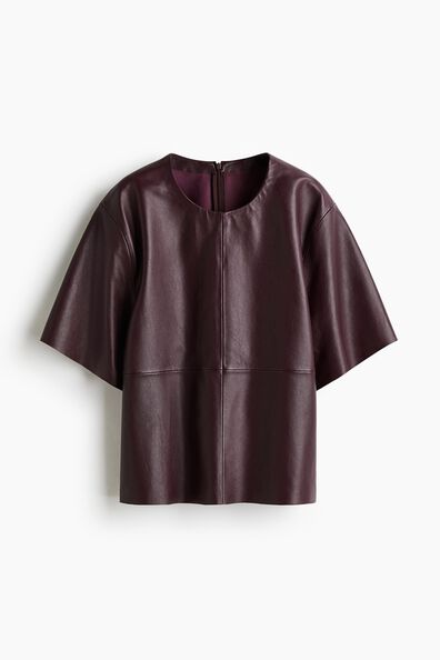 Leather T-shirt