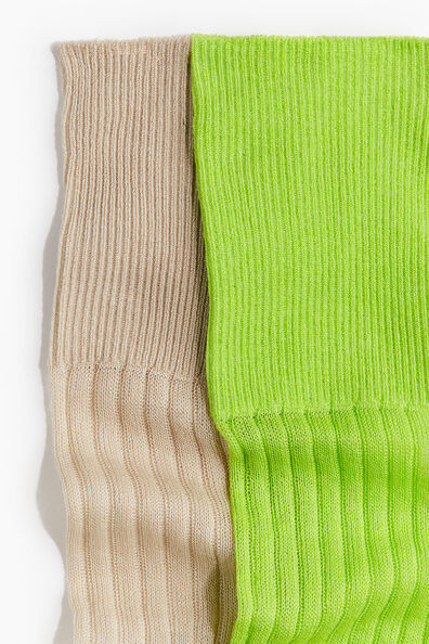 2-pack silk-blend knee socks