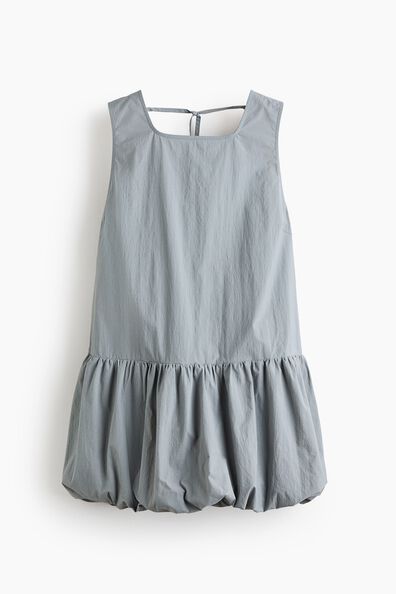 Long bubble-hem top