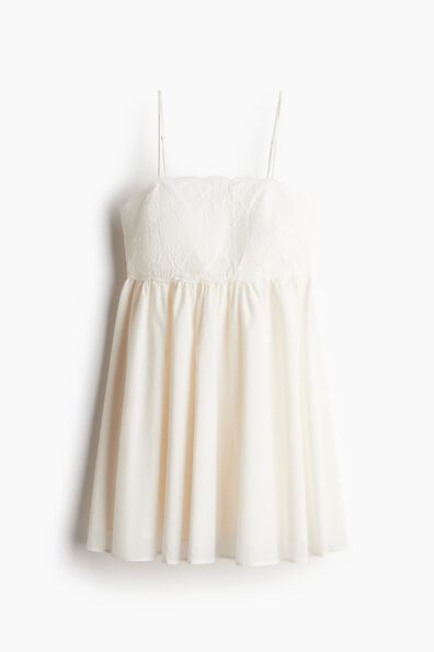 Embroidery-detail dress