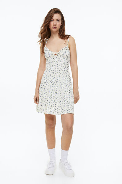 Feeling Grey Drawstring Dress main image 1