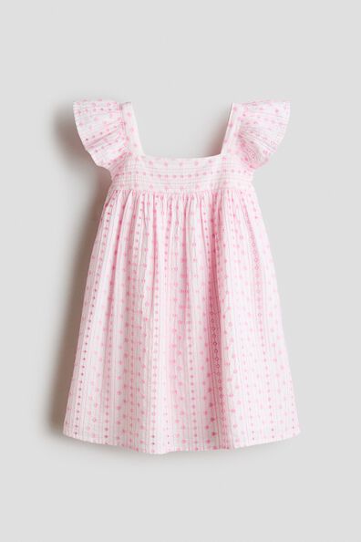 Embroidered cotton dress