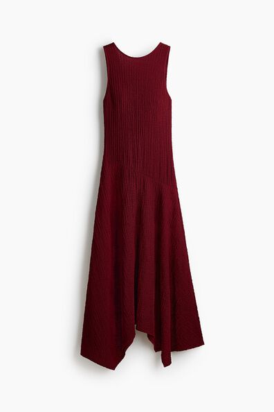 Crinkled handkerchief dress