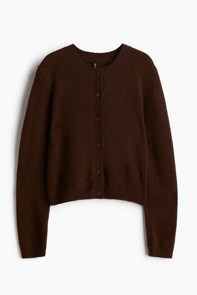 Fine-knit cardigan