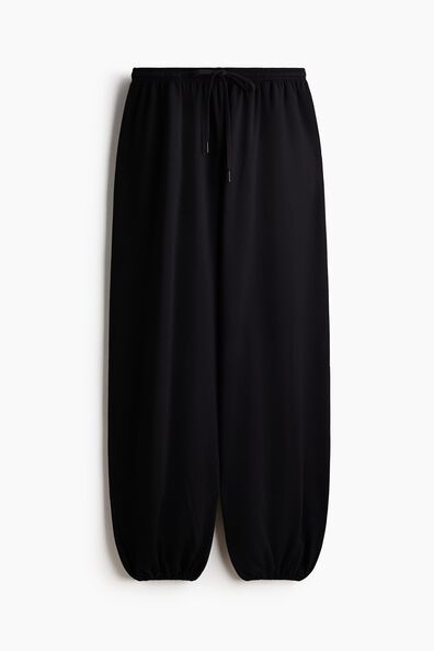Viscose-blend balloon joggers