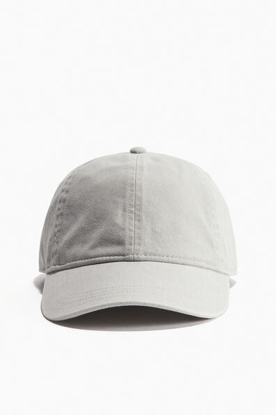Washed twill cap
