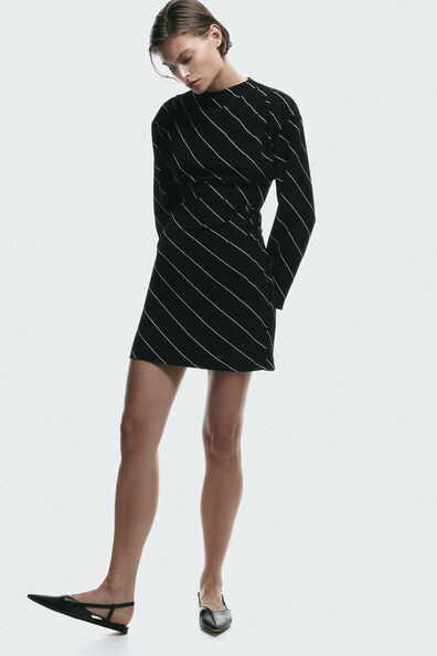Draped dress