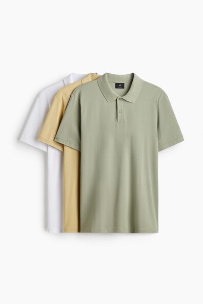 3-pack Regular Fit polo shirts