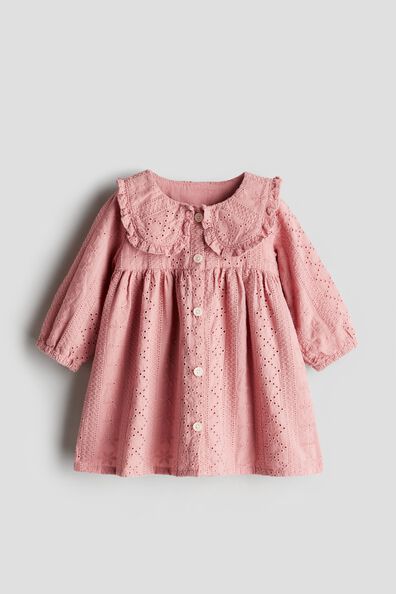 Broderie anglaise cotton dress