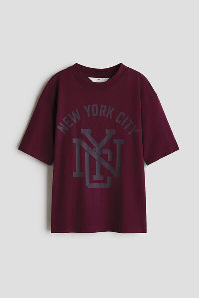 Loose-fit printed T-shirt