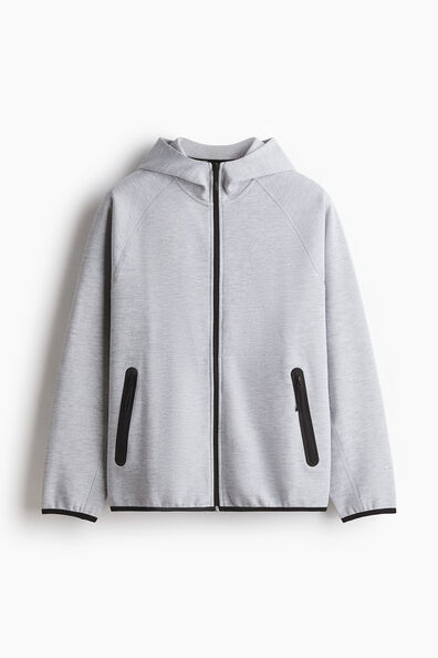 Sports zip-through hoodie with DryMove™