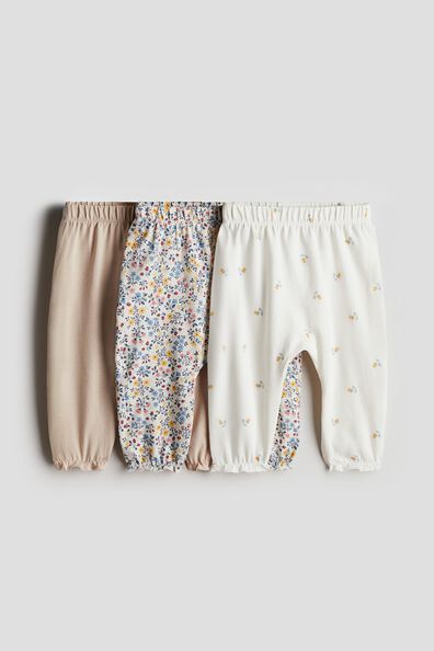 3-pack cotton trousers