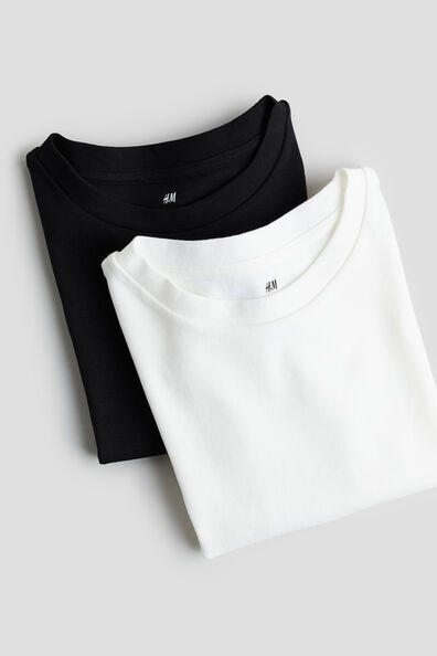 2-pack cotton jersey tops