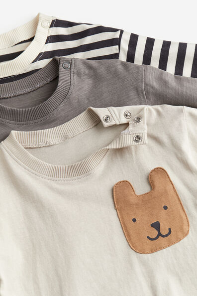 3-pack cotton jersey tops