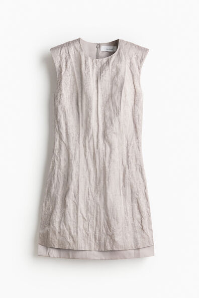 Jacquard-weave dress