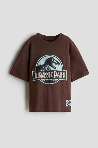 Printed cotton T-shirt