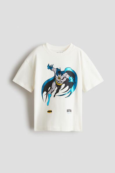 Printed cotton T-shirt