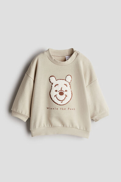Motif-detail sweatshirt