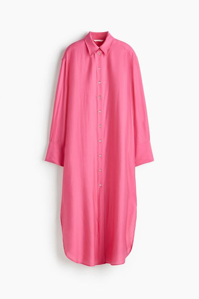 Oversized shirt dress