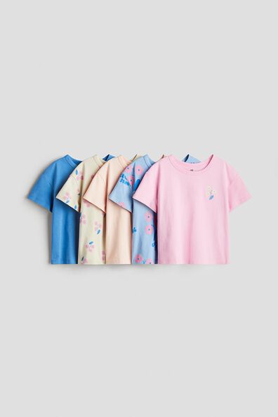 5-pack cotton T-shirts