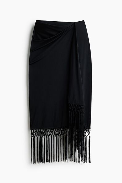Fringed skirt