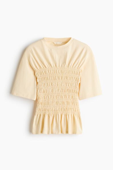 Smocked T-shirt