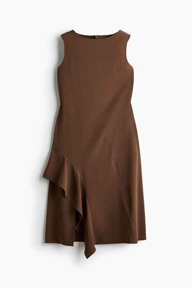 Asymmetric sleeveless dress