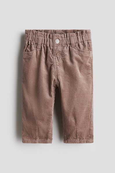 Cotton corduroy trousers