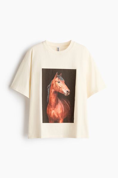 Oversized cotton T-shirt