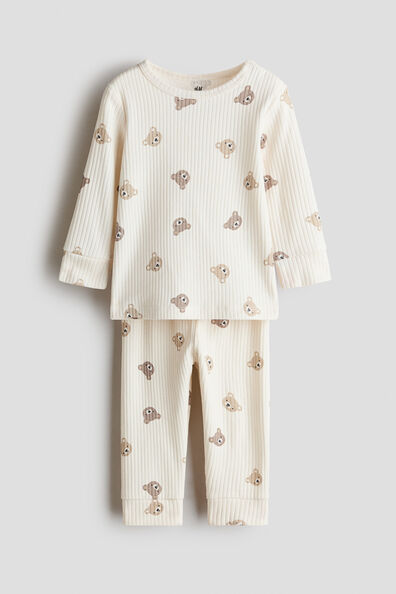 2-piece printed cotton set